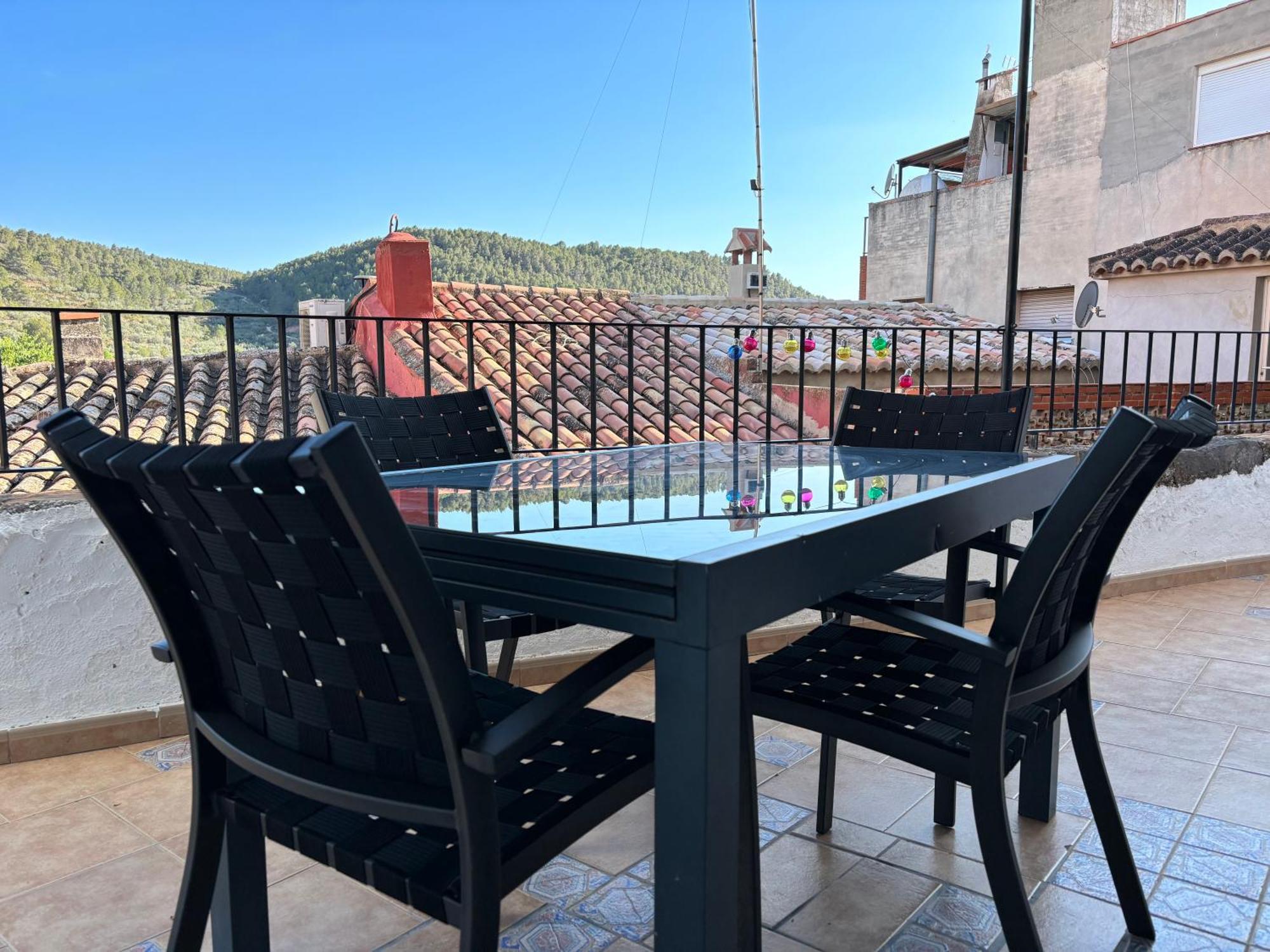 Piso En Vall De Almonacid Con Vistas, Aire Acondicionado, Wifi Y Smart Tv Buitenkant foto