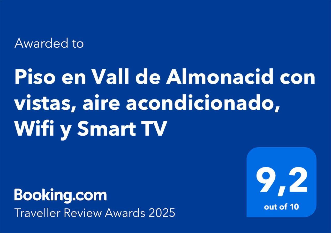 Piso En Vall De Almonacid Con Vistas, Aire Acondicionado, Wifi Y Smart Tv Buitenkant foto